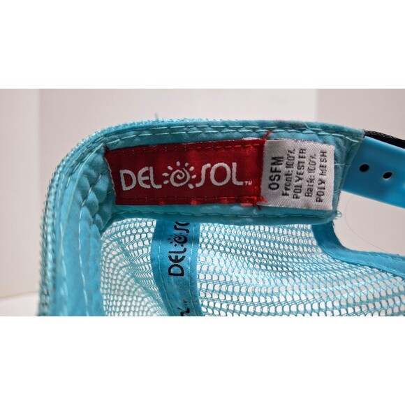 DEL SOL SUNLIGHT UV ACTIVATED COLOR CHANGING MESH SNAPBACK TRUCKER CAP/HAT - Picture 8 of 8